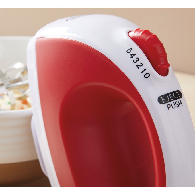 Ginny's Brand 5-Speed Hand Mixer with Storage Case for Cord and Attachments, , large