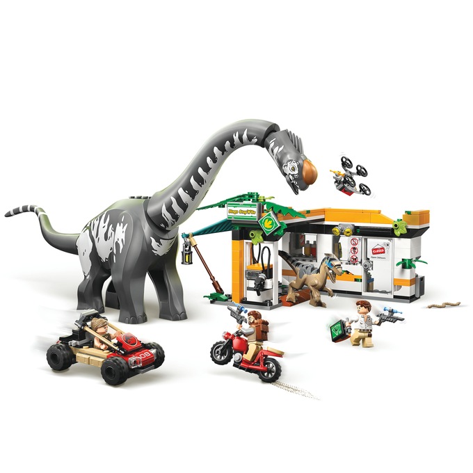 LEGO Jurassic World Raptor & Titanosaurus Tracking Mission, , large