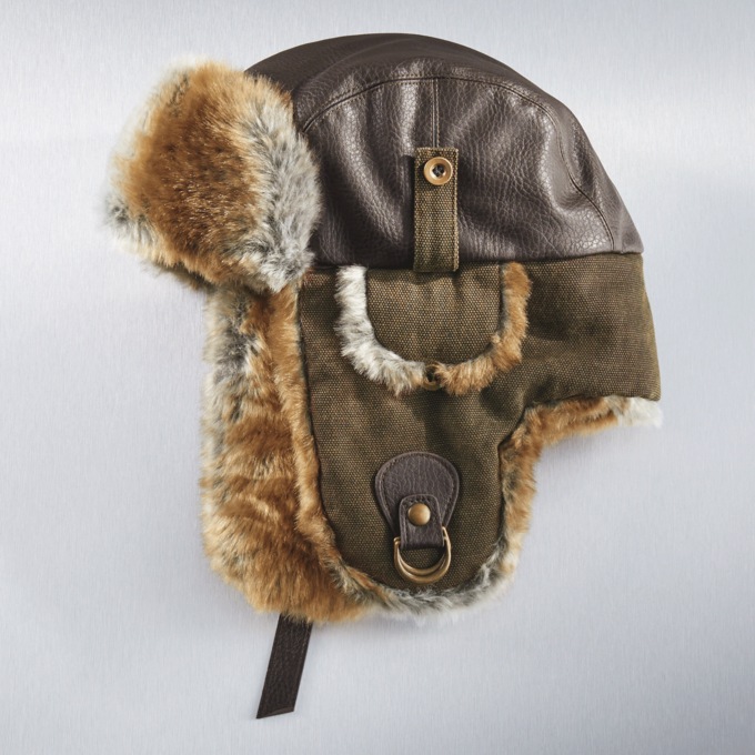 Faux Fur Trapper Hat Montgomery Ward
