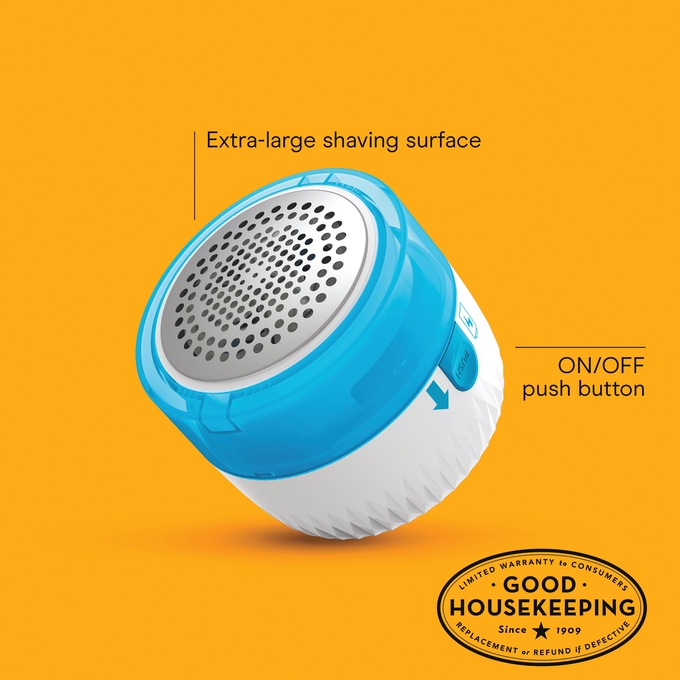 Conair Battery-Operated Fabric Shaver, White, large