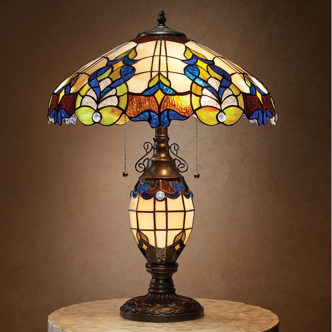 Wicklow Stained Glass Lamps And Wallchiere Montgomery Ward