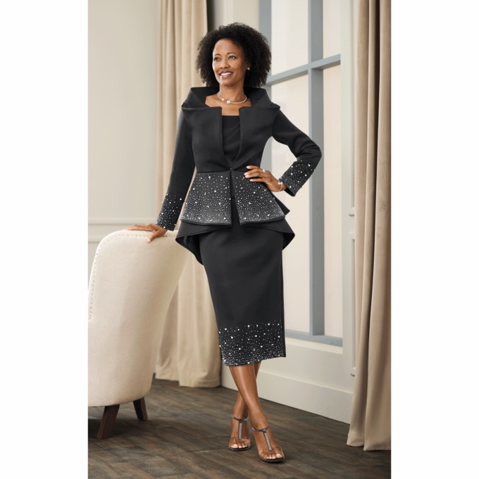 Nia Skirt Suit, , large