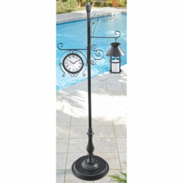 Pedestal Clock and Lantern, , large
