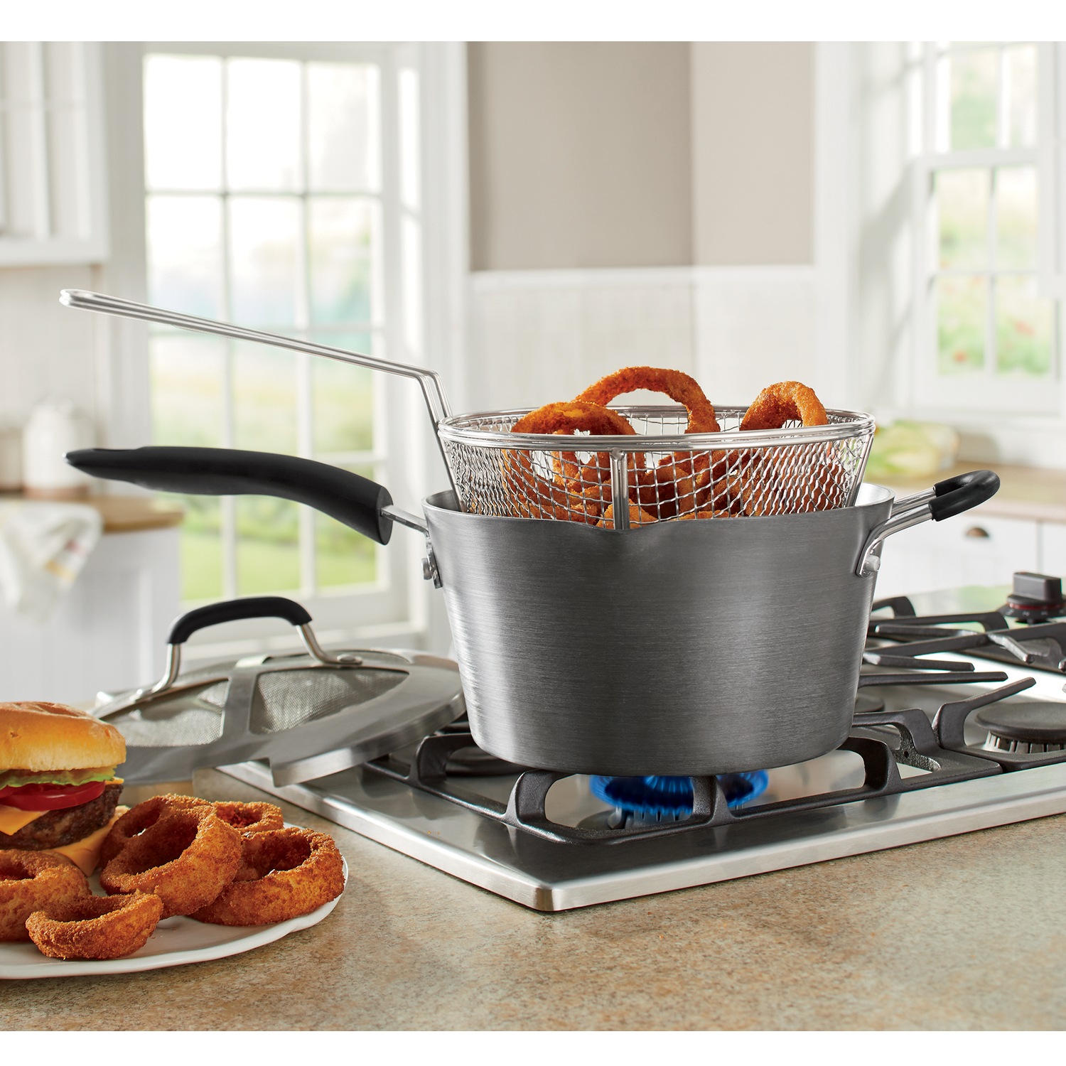 4.5Qt. Stovetop Deep Fryer Set Montgomery Ward