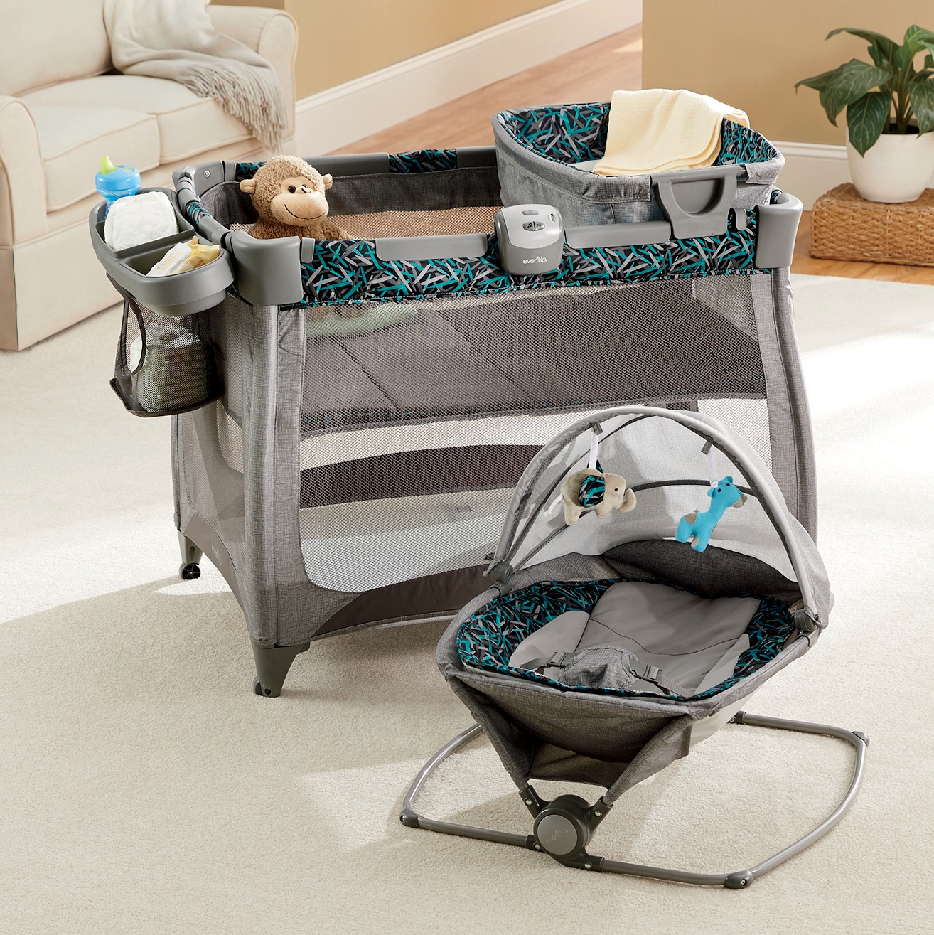 evenflo play crib