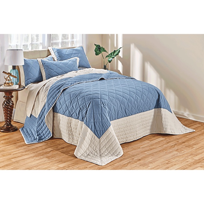 Jenna Reversible Bedspread, , large