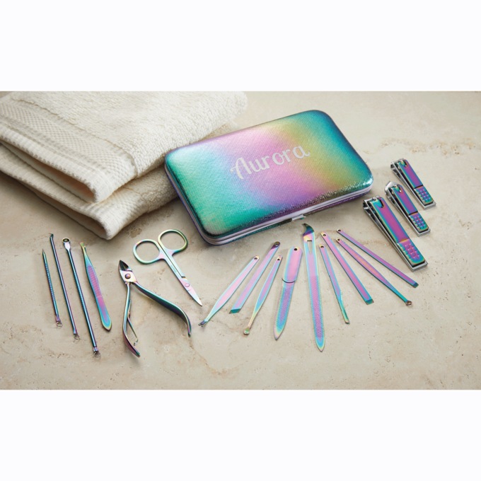 Iridescent 19-Piece Manicure Set, , large