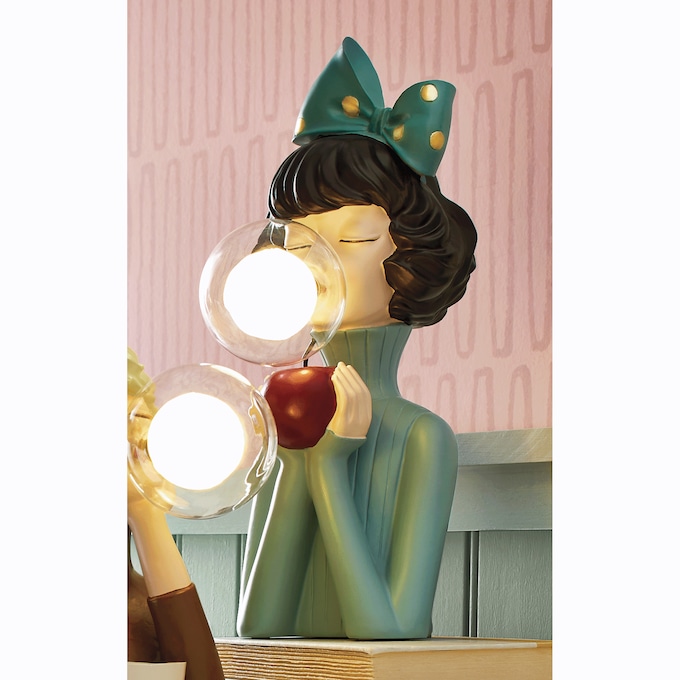 Figural Bubble Gum Lady Lamp, , large