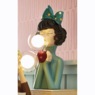 Figural Bubble Gum Lady Lamp, , large