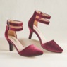 Classique Velvet Camlo Ankle Strap Pump, , large