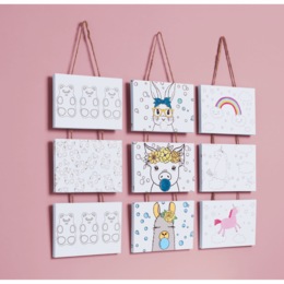 Art 101 Set of 3 Hanging Canvases Art Set, , large