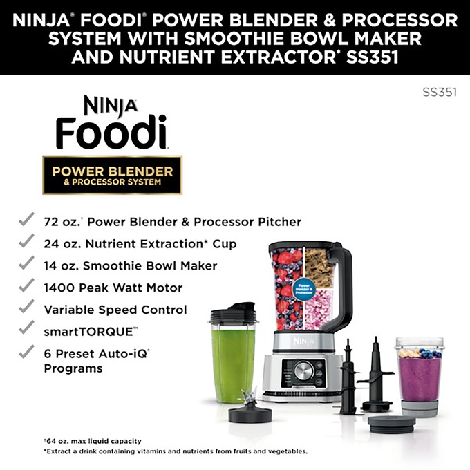 Ninja Foodi Power Blender & Processor System, , large