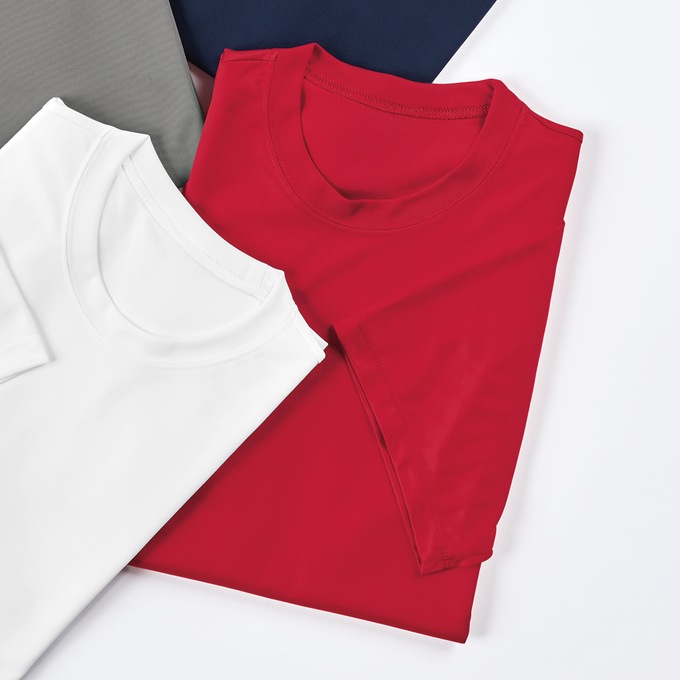 Hanes Short-Sleeve Cool DRI Moisture-Wicking Sports Tee with Odor Protection , Deep Red, large