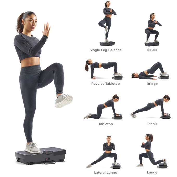 Vibration Plate Fitness Platform, , large