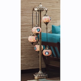 5-Globe Marrakesh Floor Lamp, , large