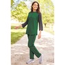 Women's Cotton Henley Baseball Top, , large