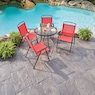 5-Piece Outdoor Table and Chairs Set, , large