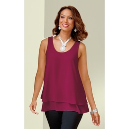 Racin Flutter Top, Red, large