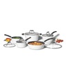 The Rock 10-pc. Forged Aluminum Cookware Set, , large