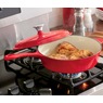 3-Qt. Enameled Cast Iron Chicken Fryer, , large
