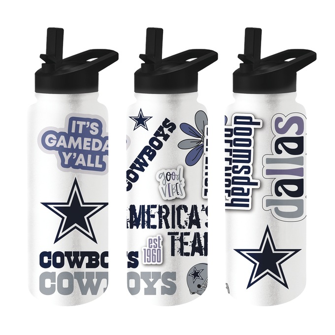 NFL Native Logo Water Bottle, , large