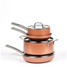 Copper Chef Black Diamond 10-Piece Cookware Set, , large