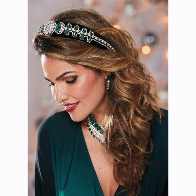 Jeweled Headband, , large