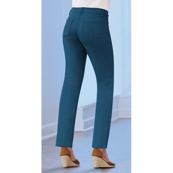 Lola Colored Slim Jean Neutral, Blue, large
