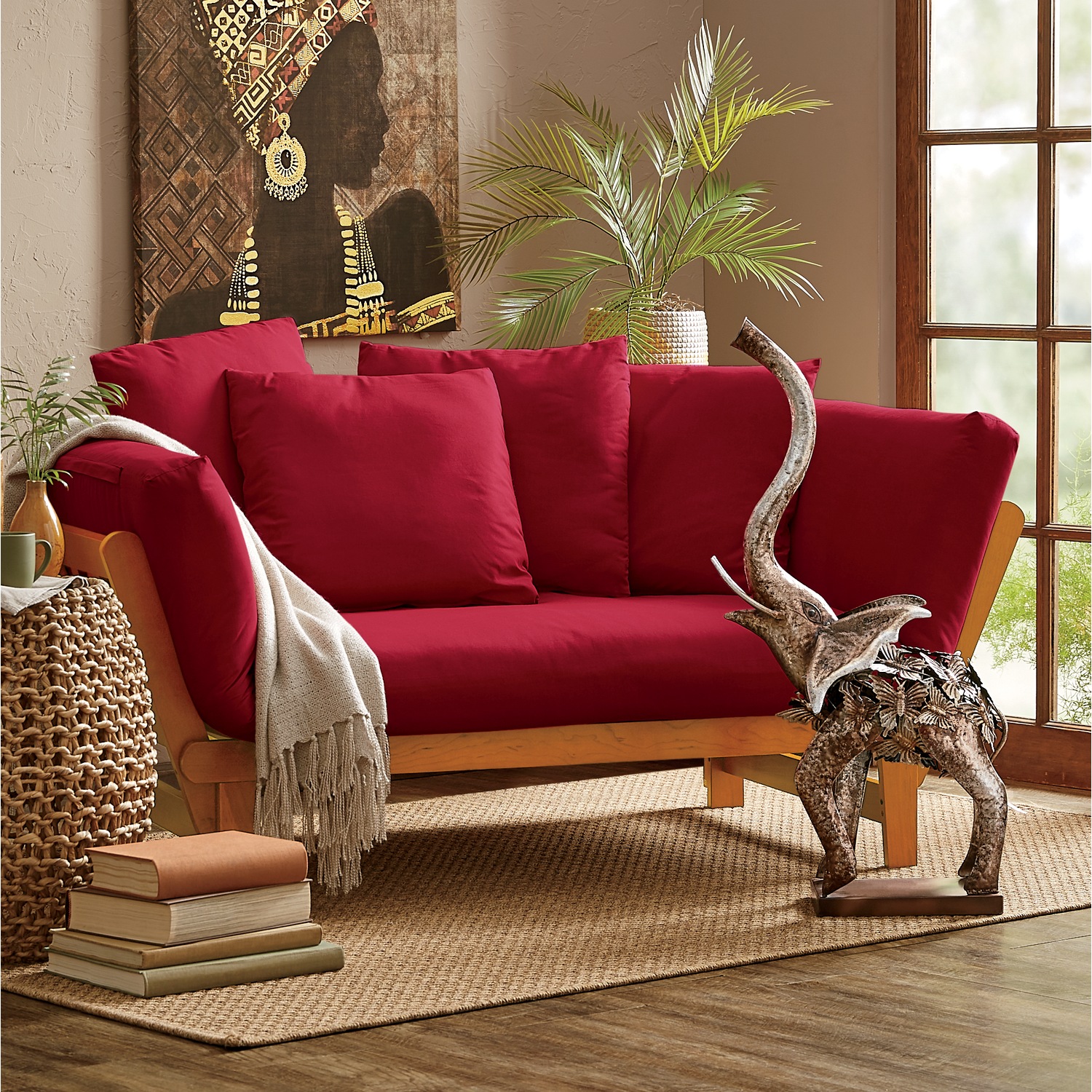 Convertible lounger sales sofa bed