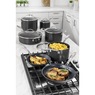 Guy Fieri Flavortown 12-Piece Laser Titanium Cookware Set, Black, large