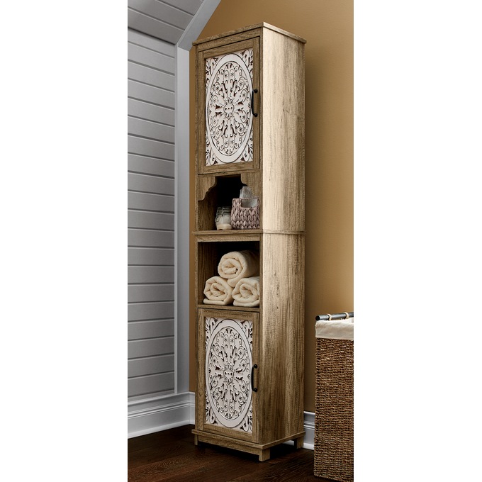 Stamped Metal Towel Cabinet, , large