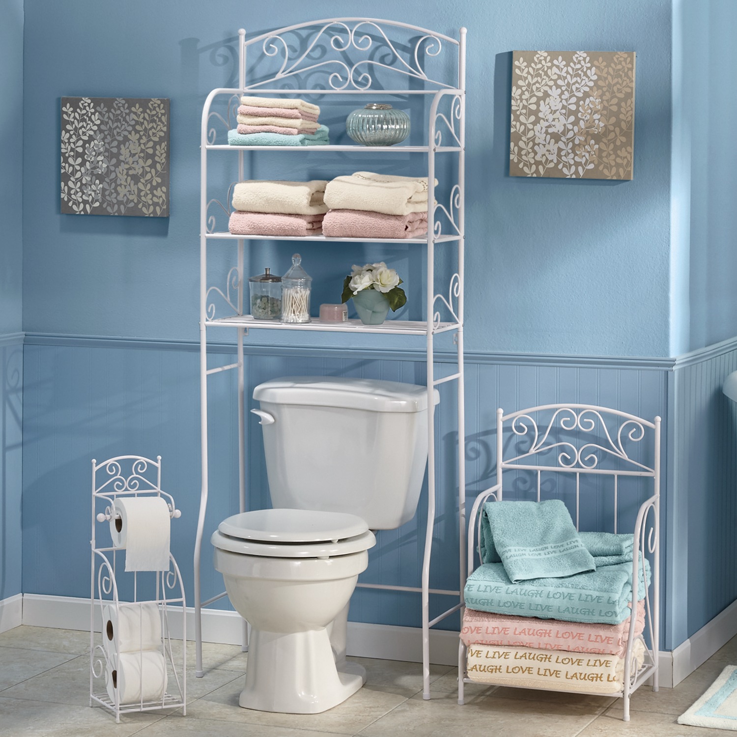 3 Piece Fiona Scrolled Bath Set Montgomery Ward