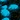 Glow-In-The-Dark Garden Pebbles, Blue, swatch