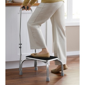 Foot Stool with Hand Rail, , large