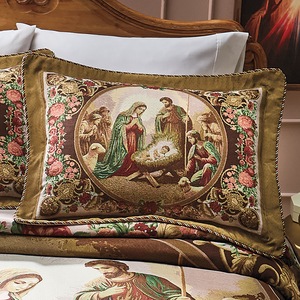 Nativity Tapestry Sham, , large
