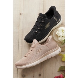 Skechers Women&rsquo;s Slip-Ins Arch Fit Summits Luxe Leopard Shoe, , large