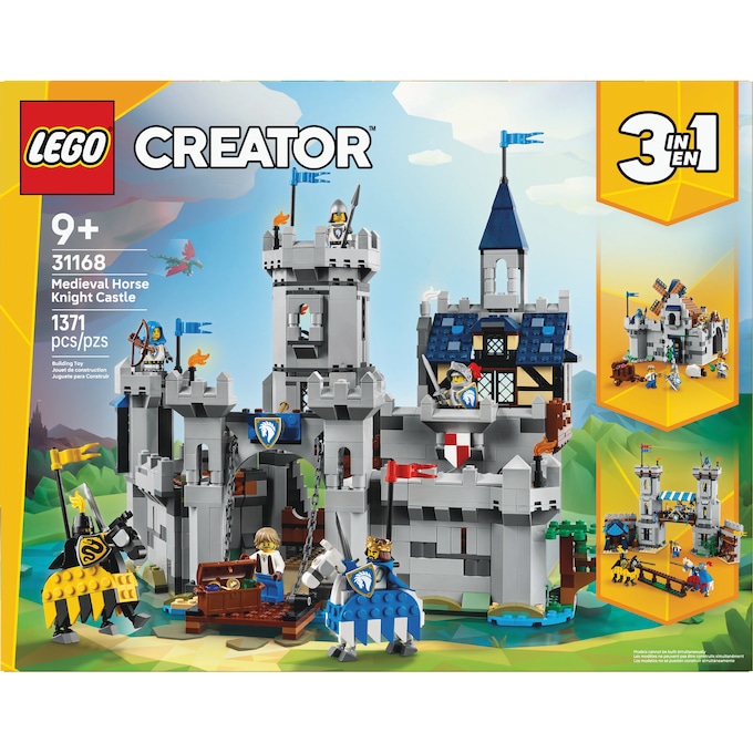 LEGO Creator 3-in-1 Medieval Horse Knight Castle, , large