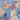 Smock Top, Blue Orange Floral, swatch