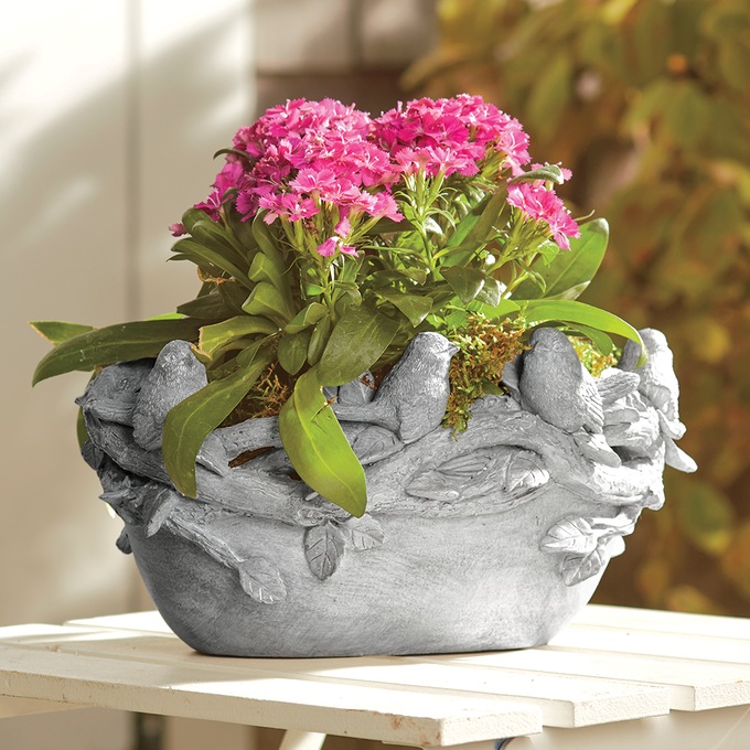 Bird Nest Planter, , large