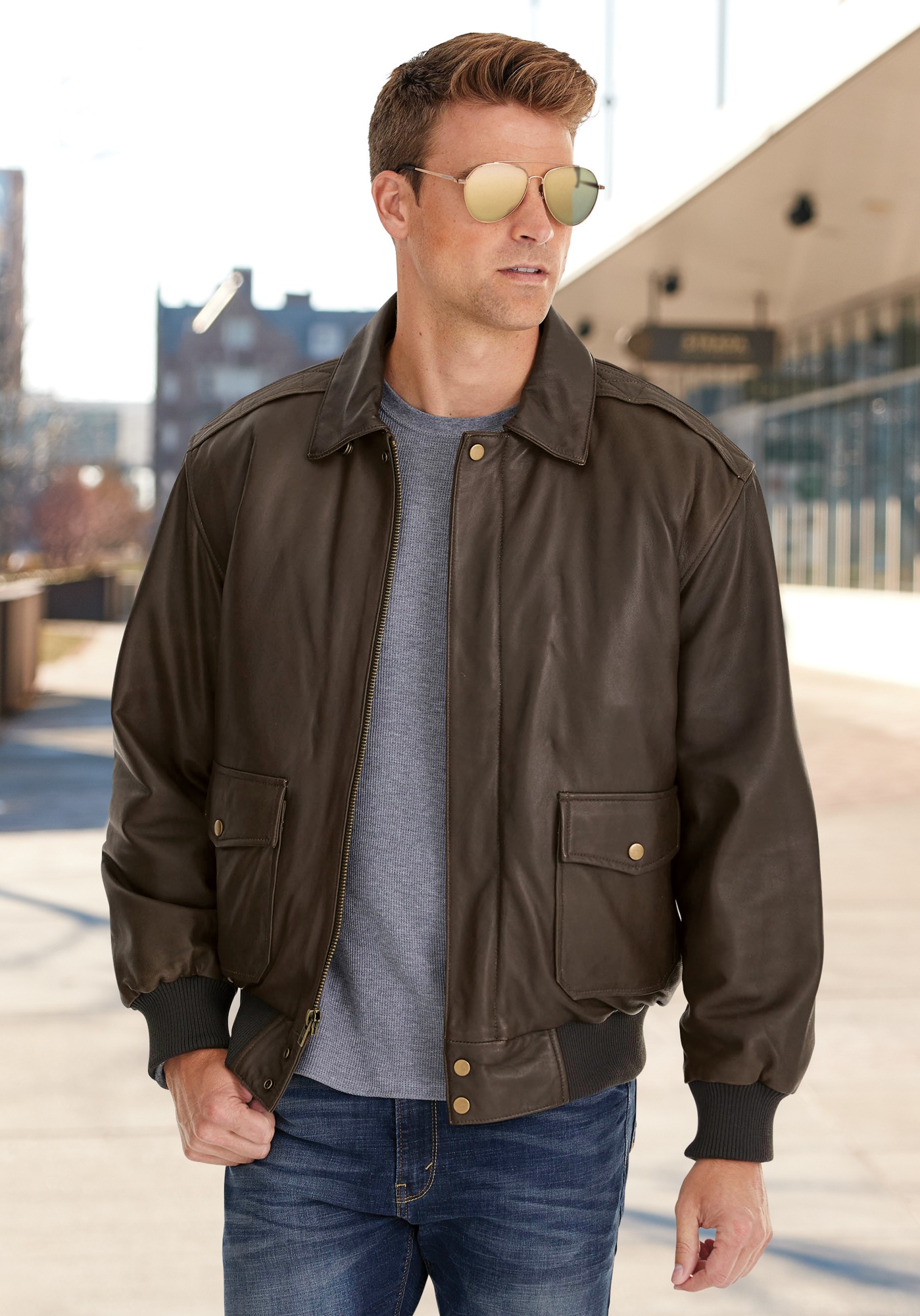 montgomery ward leather jacket
