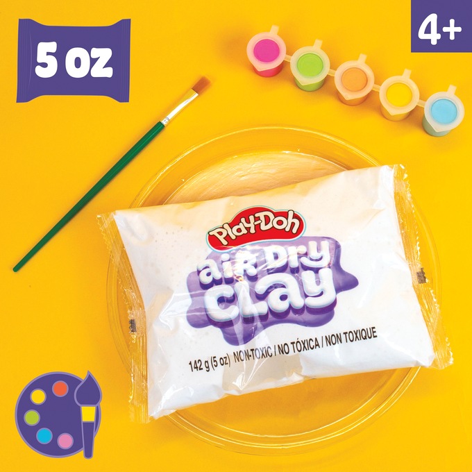 Play-Doh Air Dry Clay Handprint Stone Kit, Multi, large