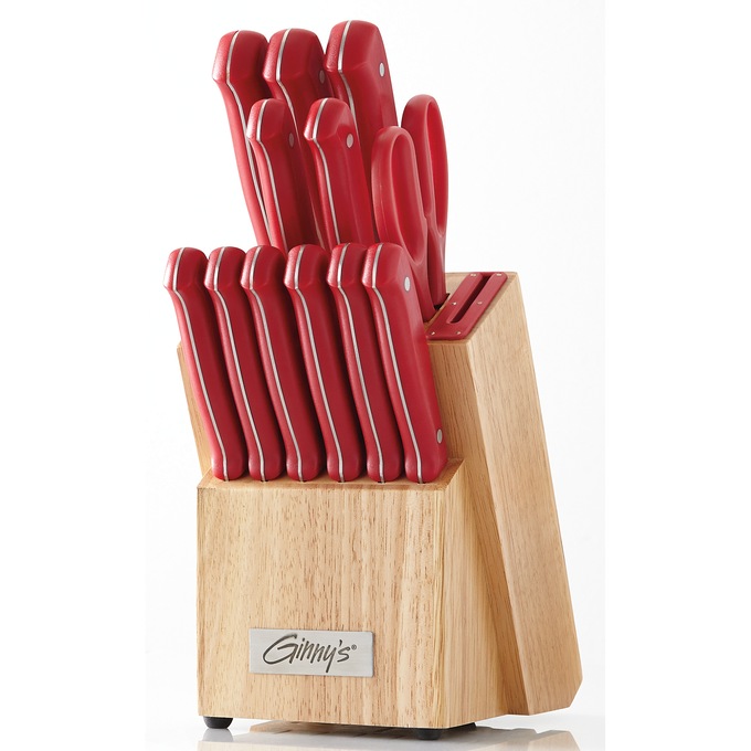Ginny's 14-Piece Cutlery Set with Sharpener, , large