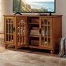 Arched Mission-Style TV Stand, , large