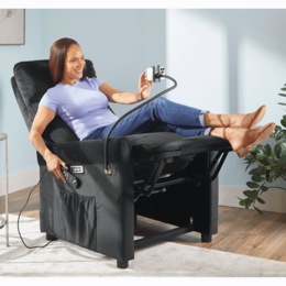 Plush Powered Zero Gravity Chair, , large