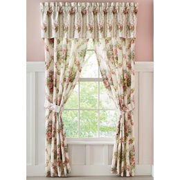 Cottage Rose Window Treatments, , large