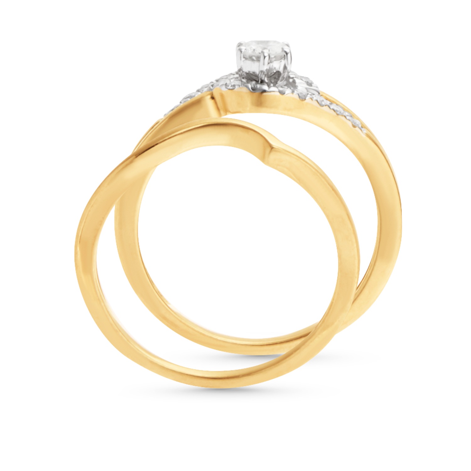 Round Swirl Bridal Set Montgomery Ward