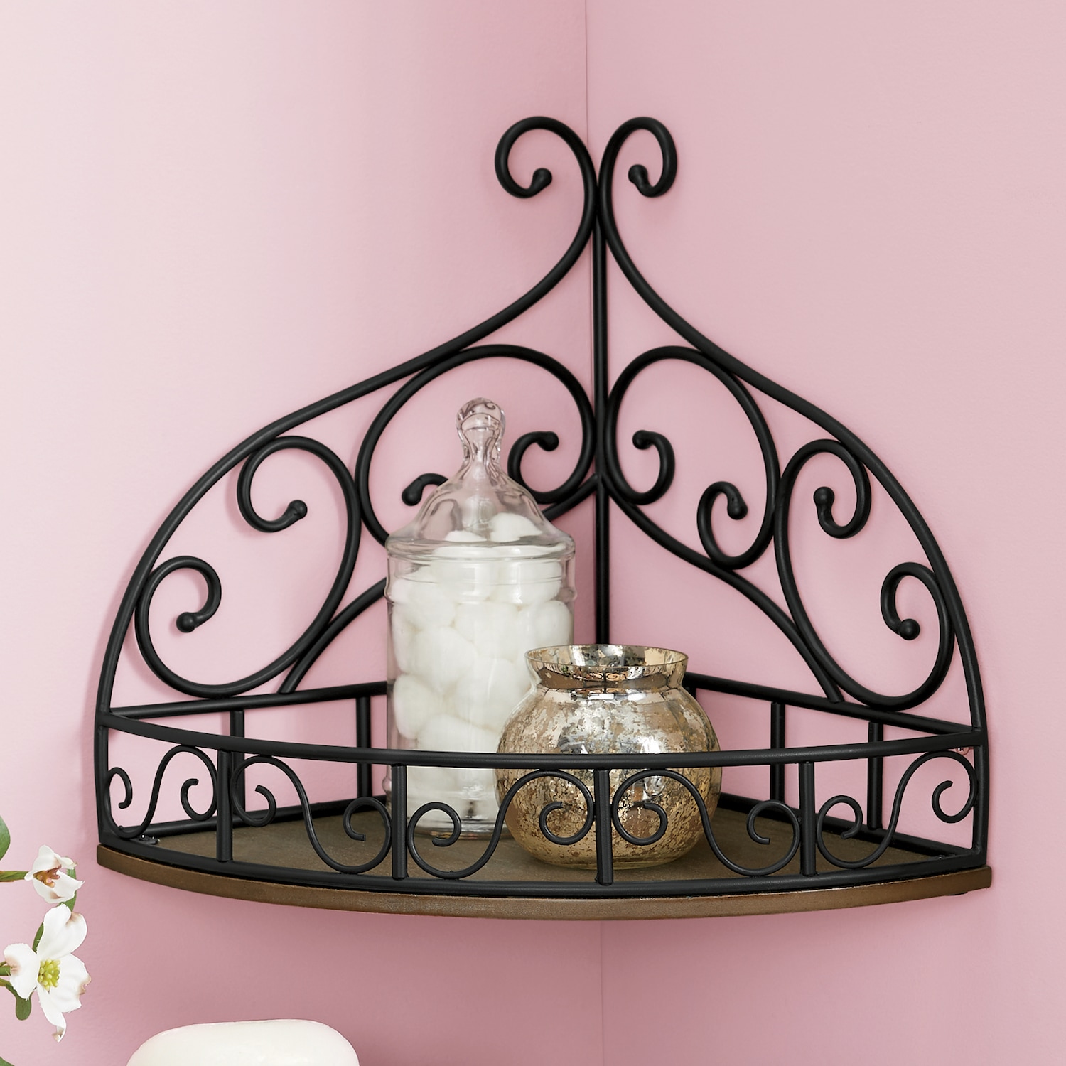 Scroll Corner Wall Shelf Montgomery Ward