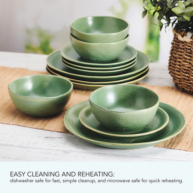 Pfaltzgraff Carrie 12-Piece Dinnerware Set, , large