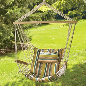Striped Swing Hammock Chair And Hanging Stand Base Striped Swing Chair Hammock Large