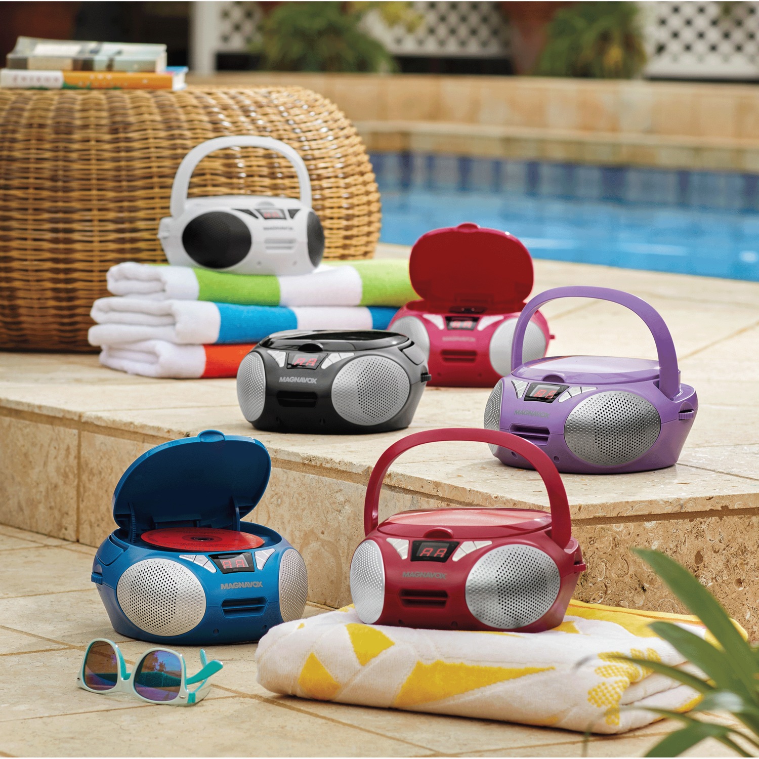 Magnavox Portable CD Boom Box | Montgomery Ward